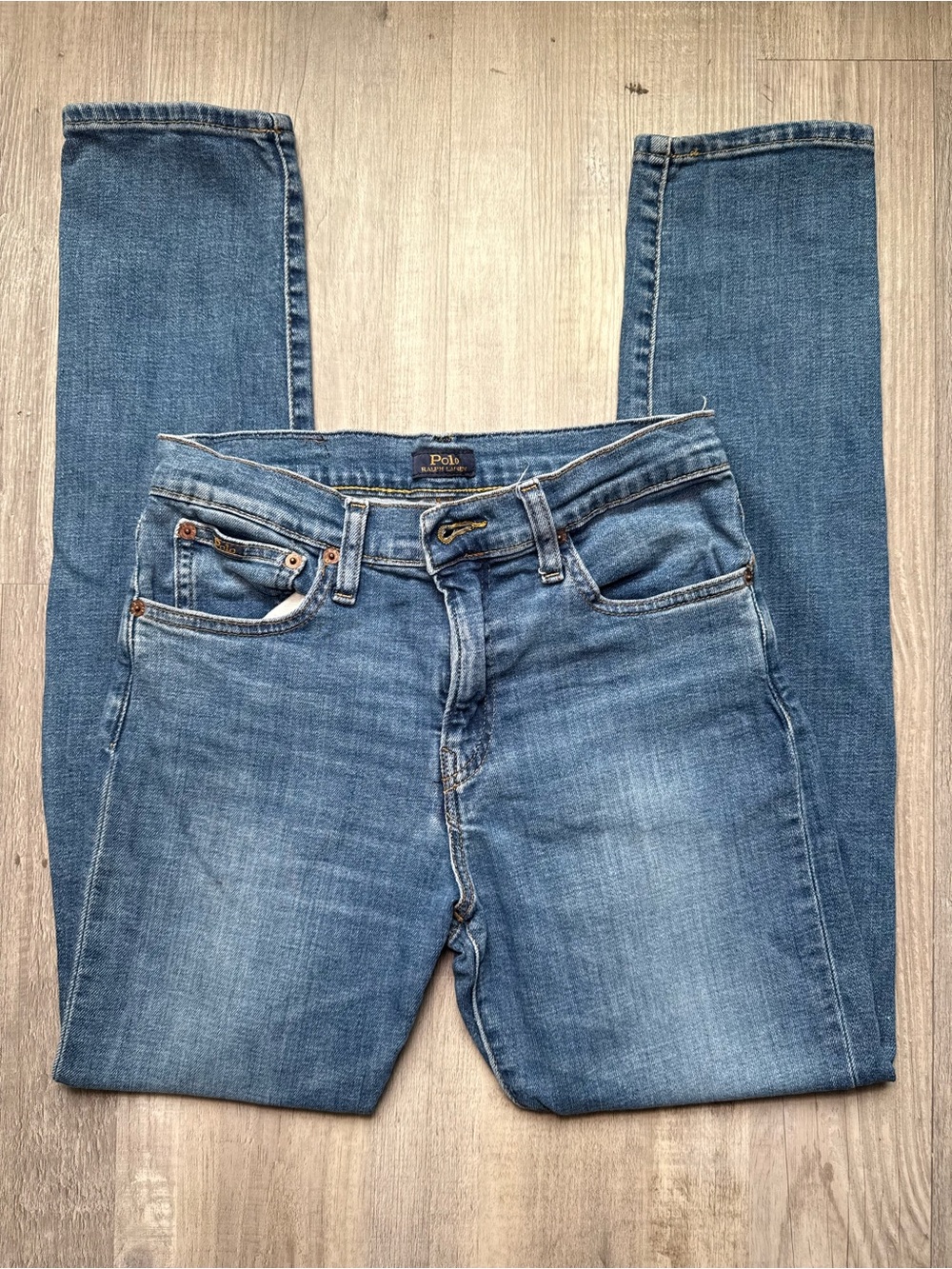Polo by Ralph Lauren Slim Straight Light Blue Denim Jeans